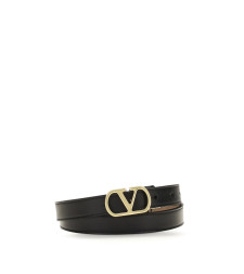 Reversible VLogo Signature Belt