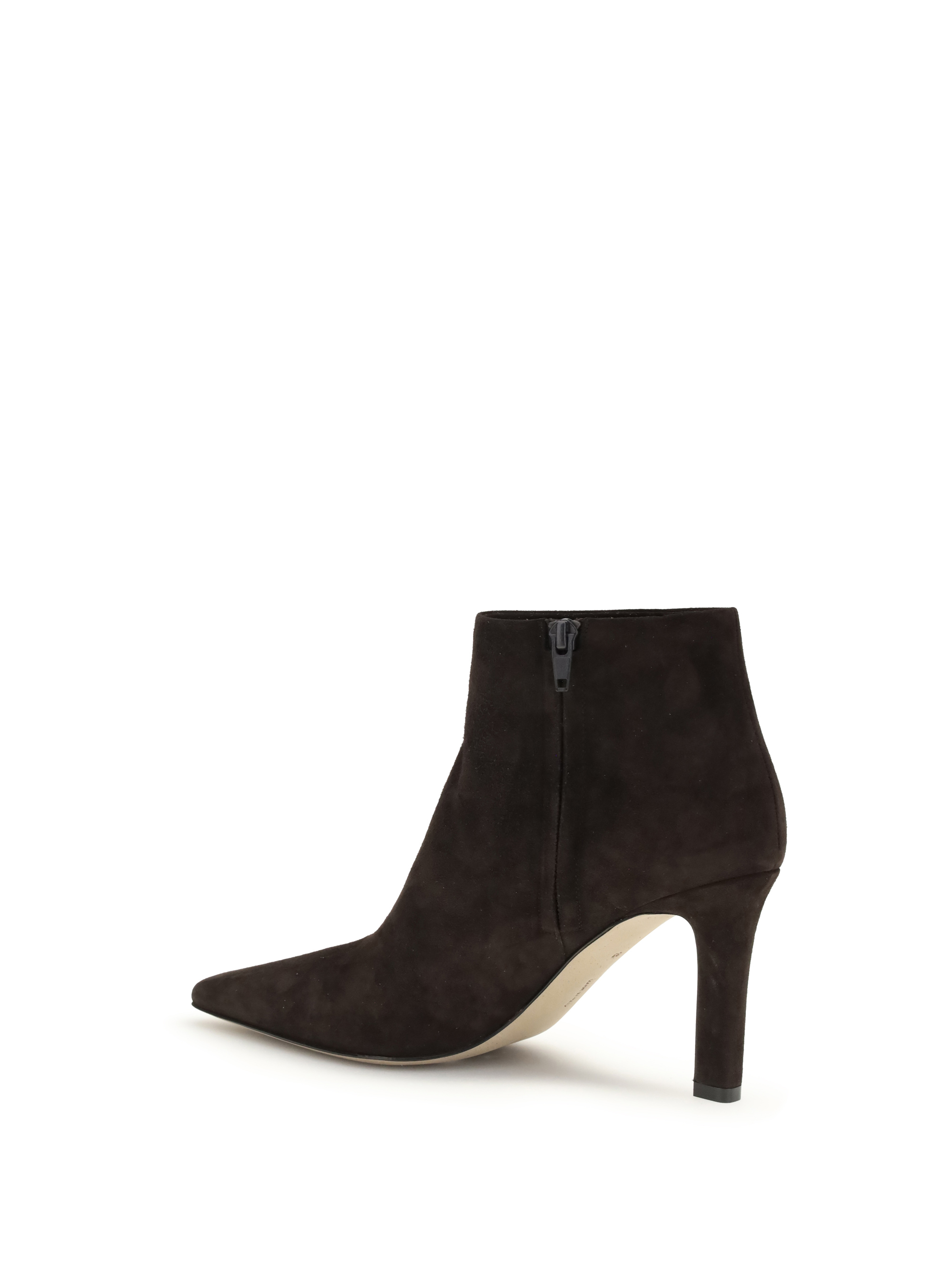 Squared Toe nappa leather ankle Boots