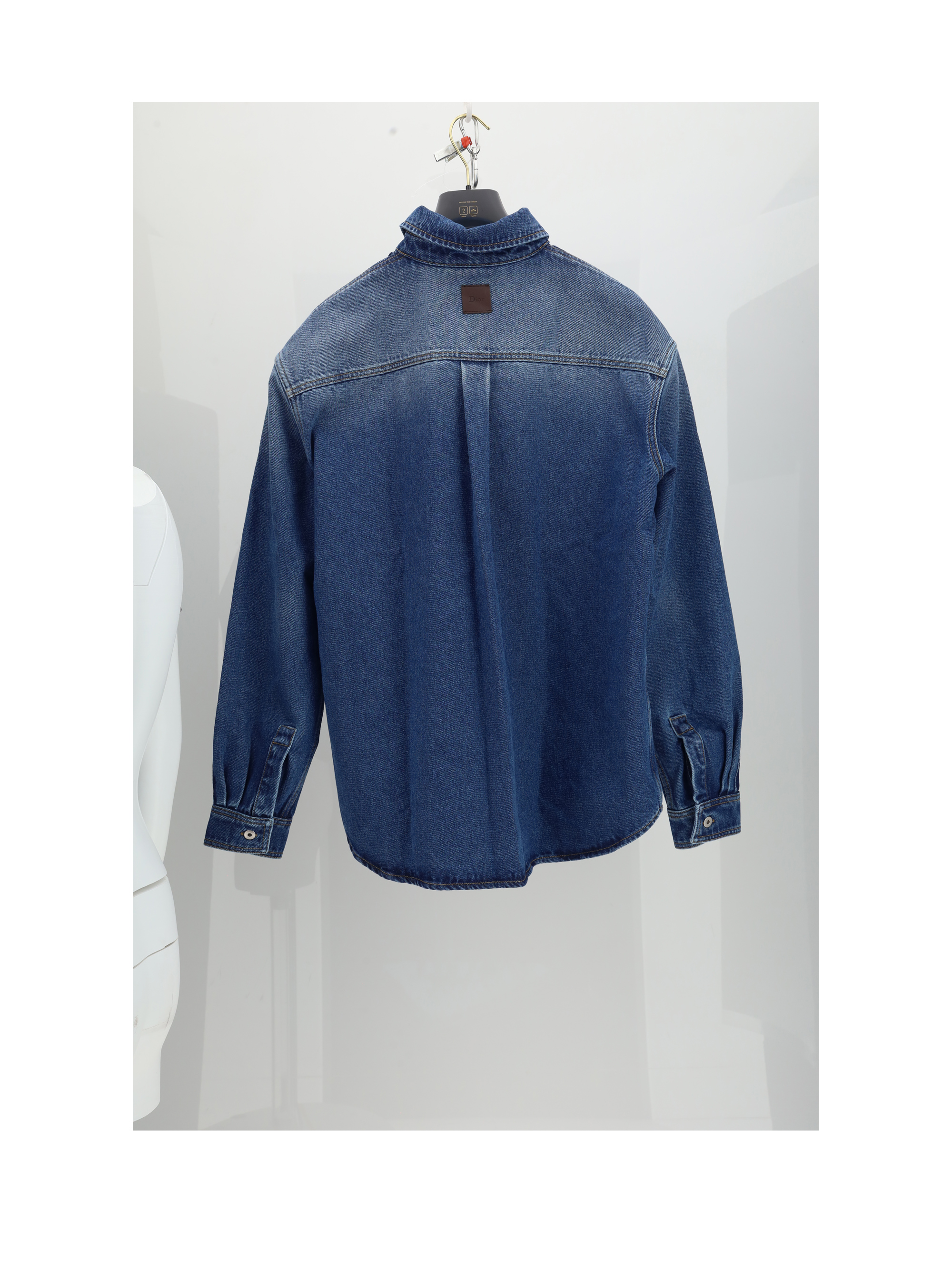 JACKET DENIM STAMPA LASER LATERALE