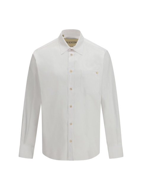 Light cotton oxford Shirt with VGold