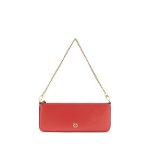 Horizontal Flat leather Shoulder Bag
