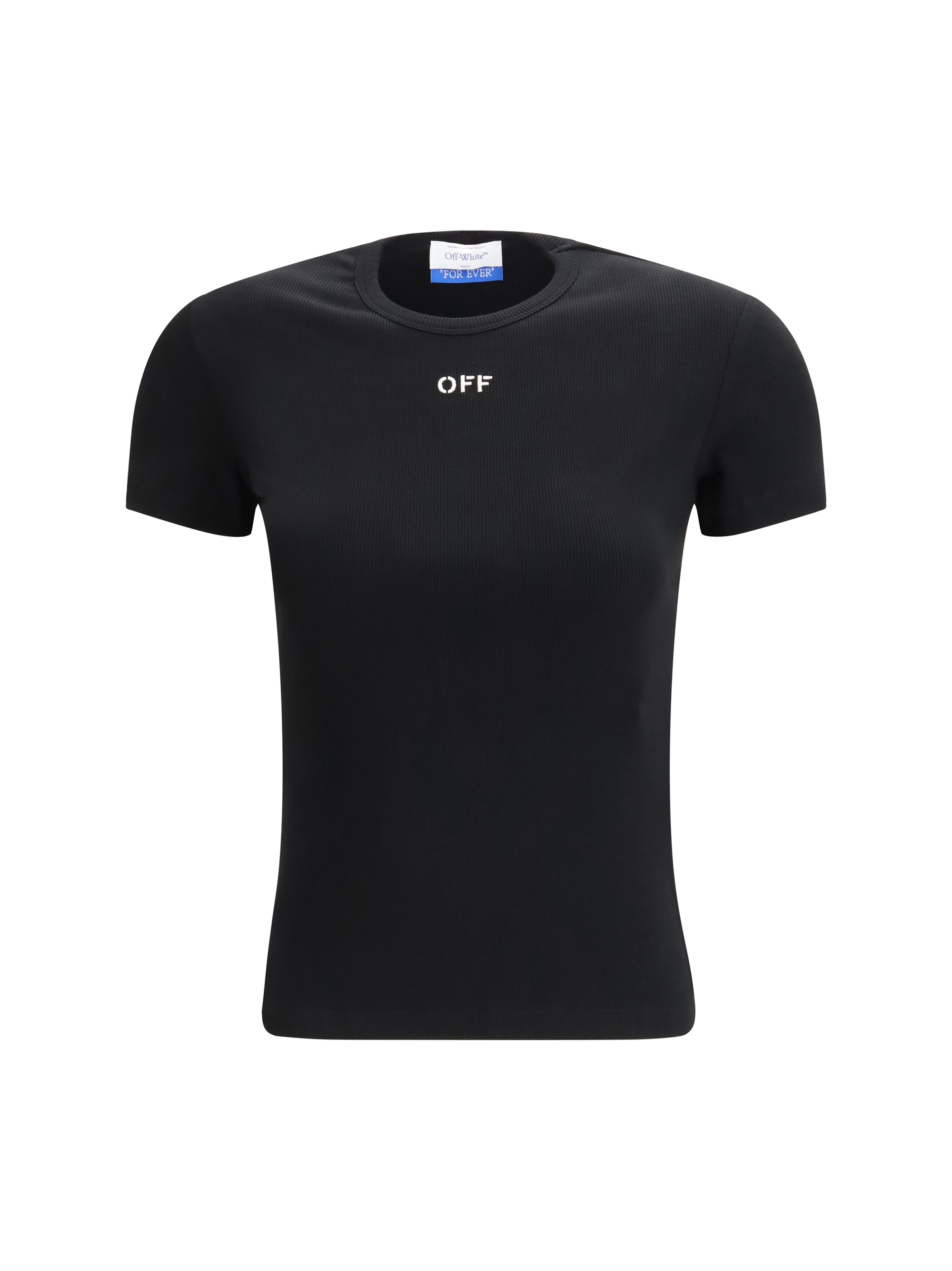Off Stamp Rib Basic T-shirt