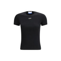 Off Stamp Rib Basic T-shirt
