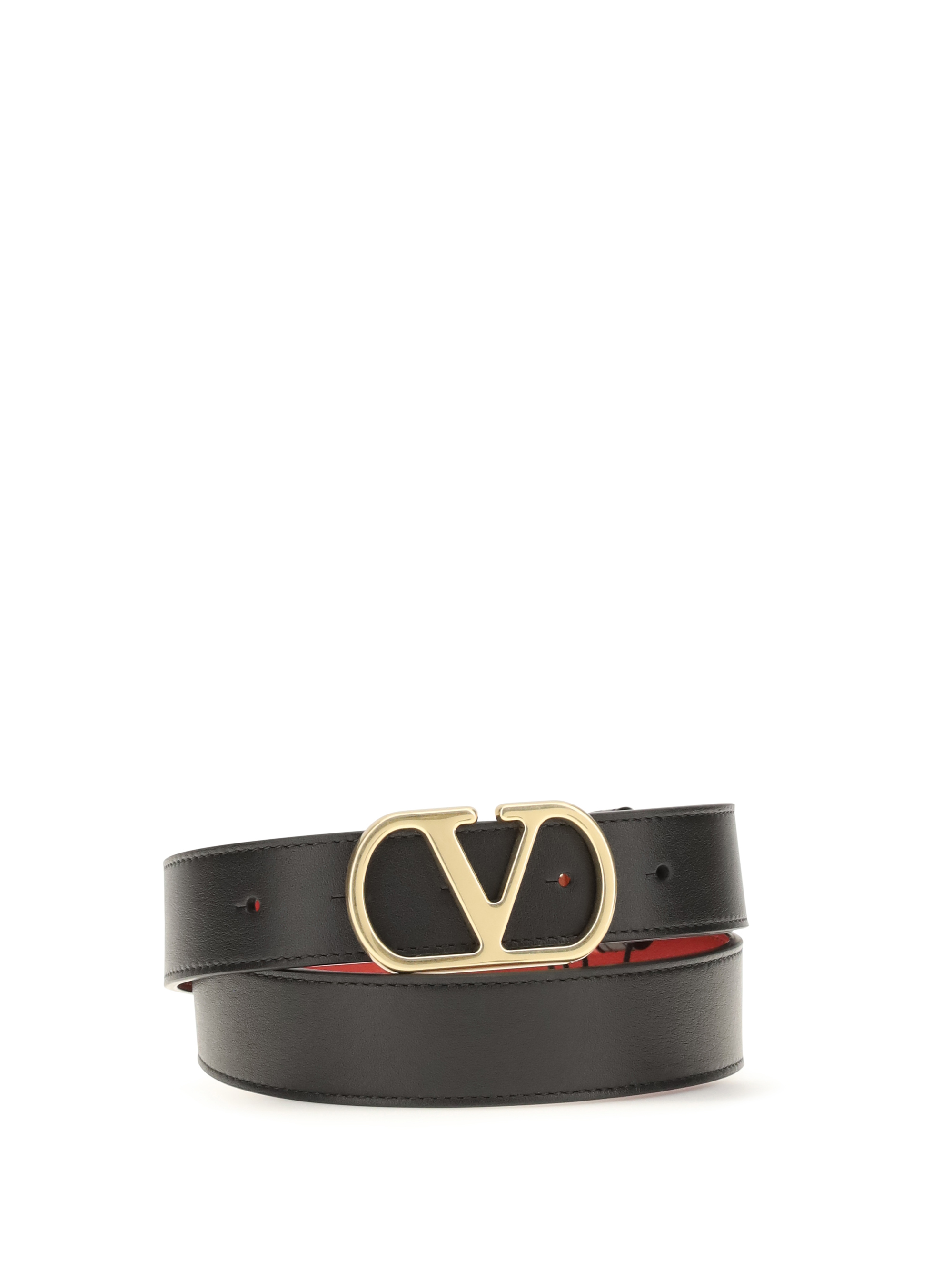 Reversible VLogo Signature Belt