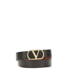 Reversible VLogo Signature Belt