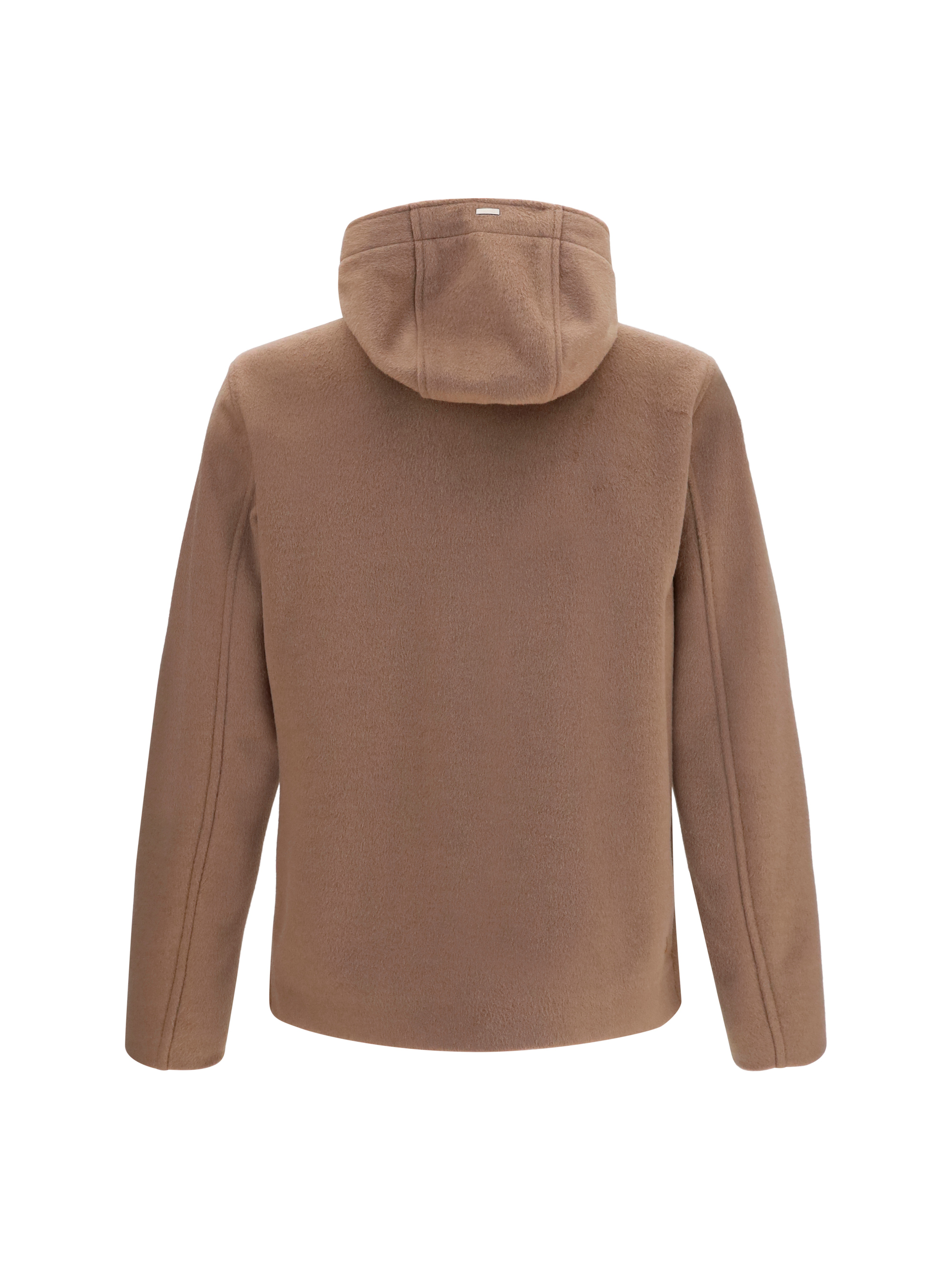 Hooded button-front Jacket