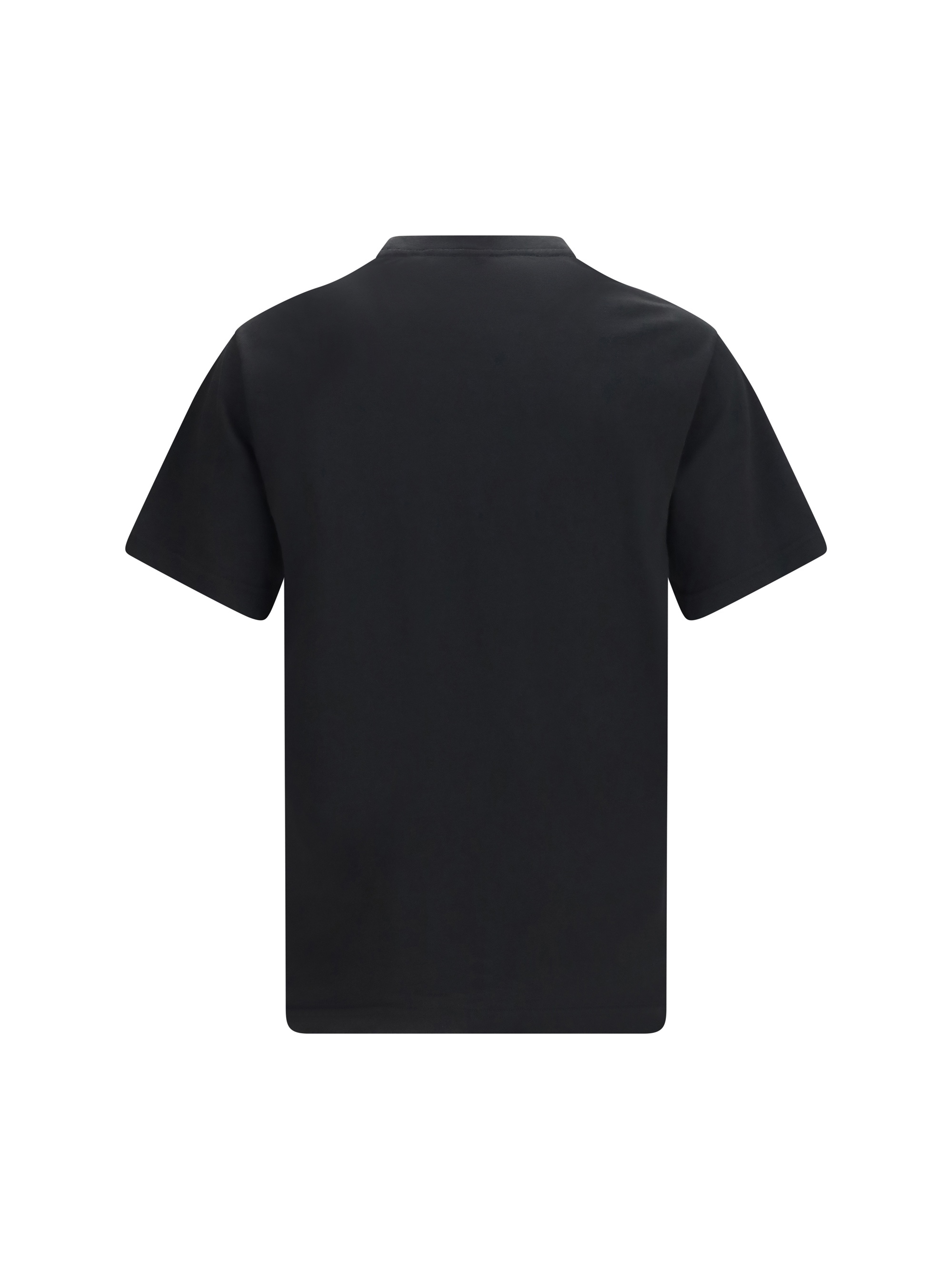 Embroidered signature cotton T-shirt