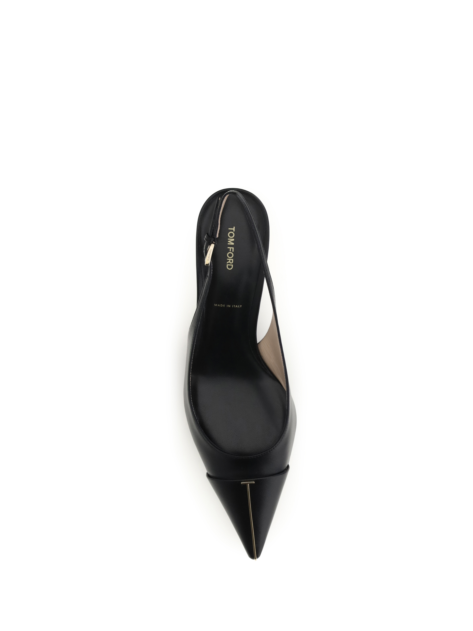 Leather Slingback Pumps