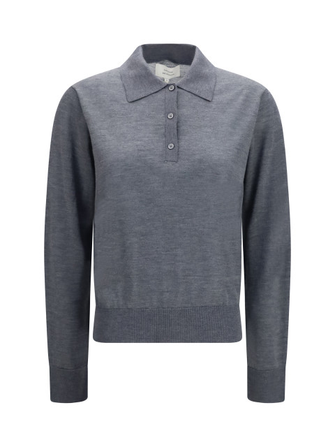 Miles long-sleeve fine-knit Polo