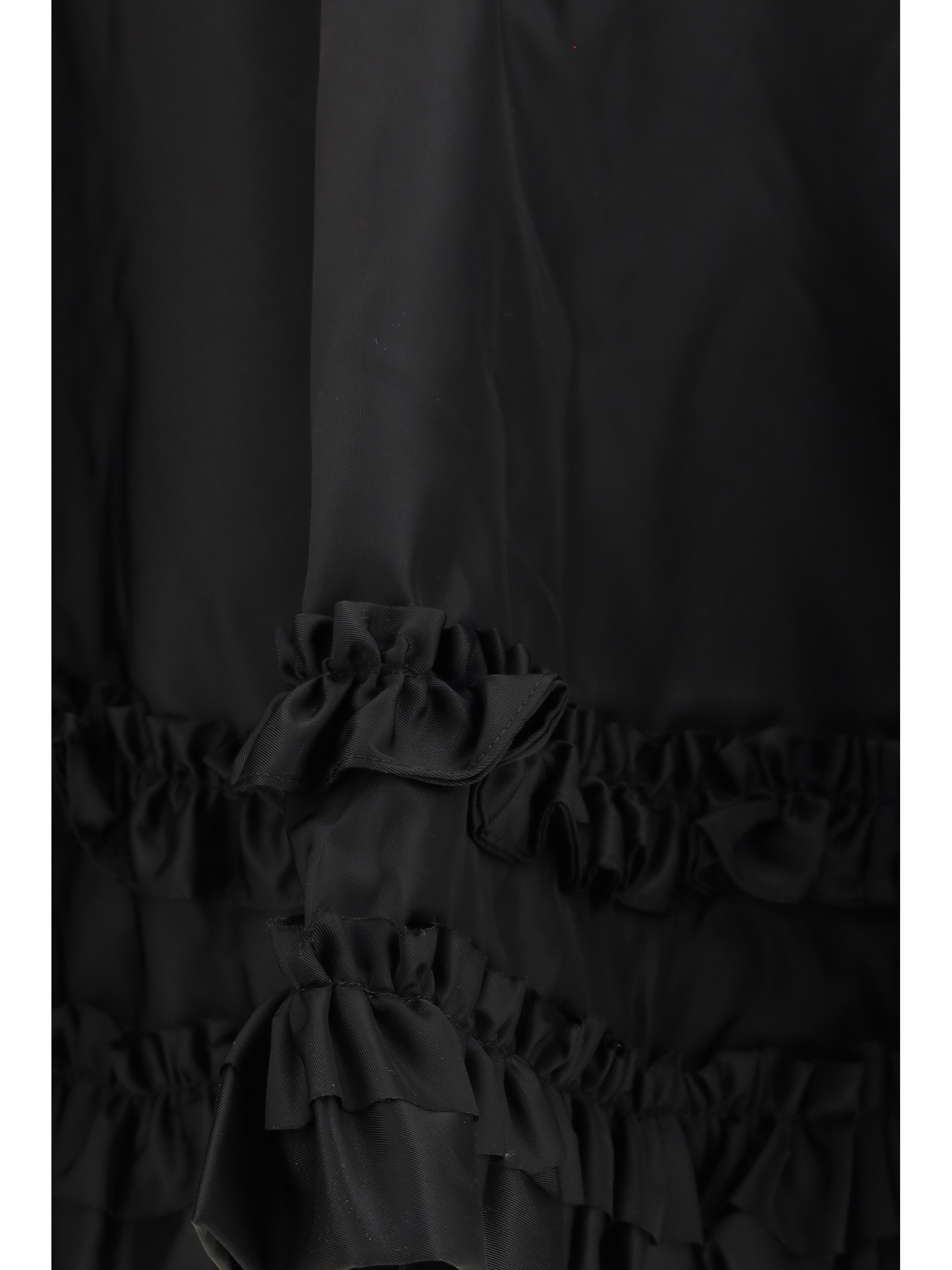 Duchesse Nylon Mini Frill Skirt