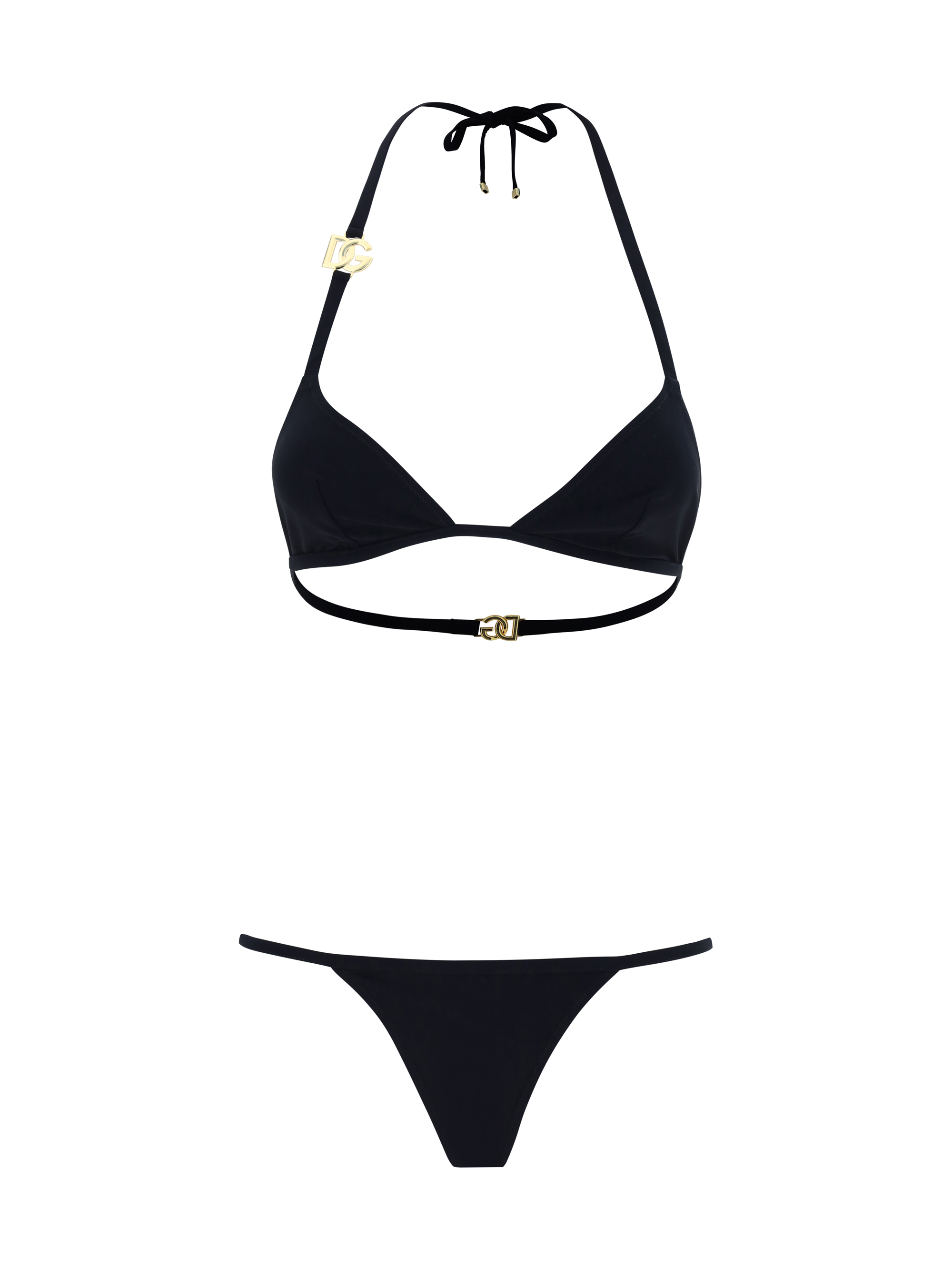 Triangle Bikini with gold plaque