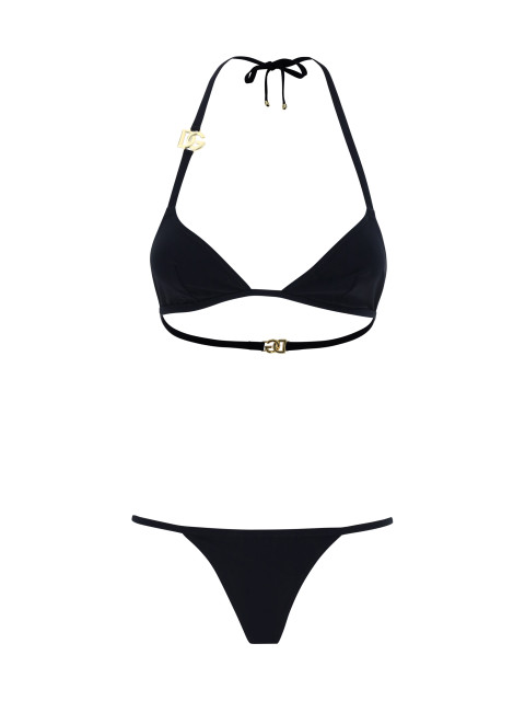 Triangle Bikini with gold plaque