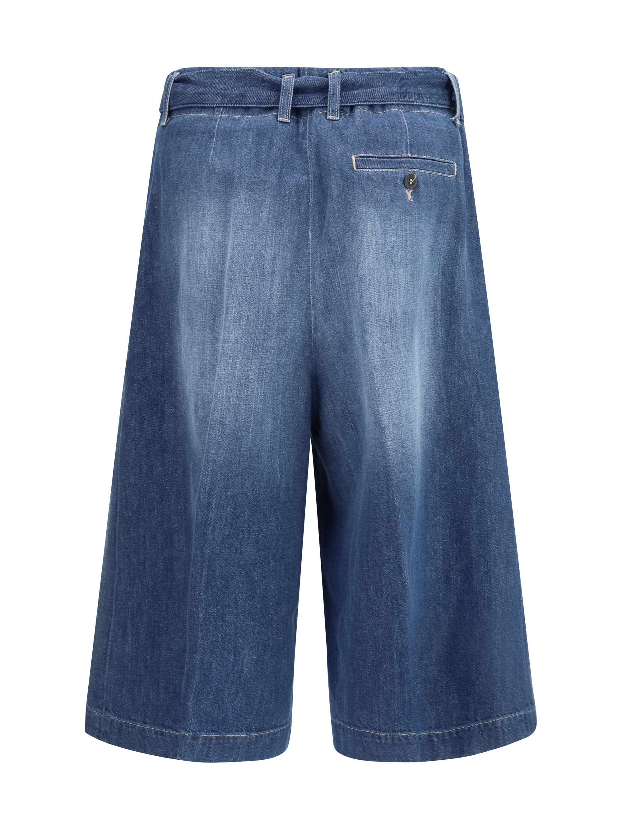 Cotton Shorts with a belt