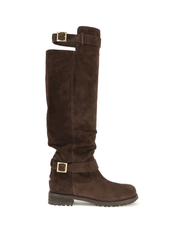 Knee-high biker Boots