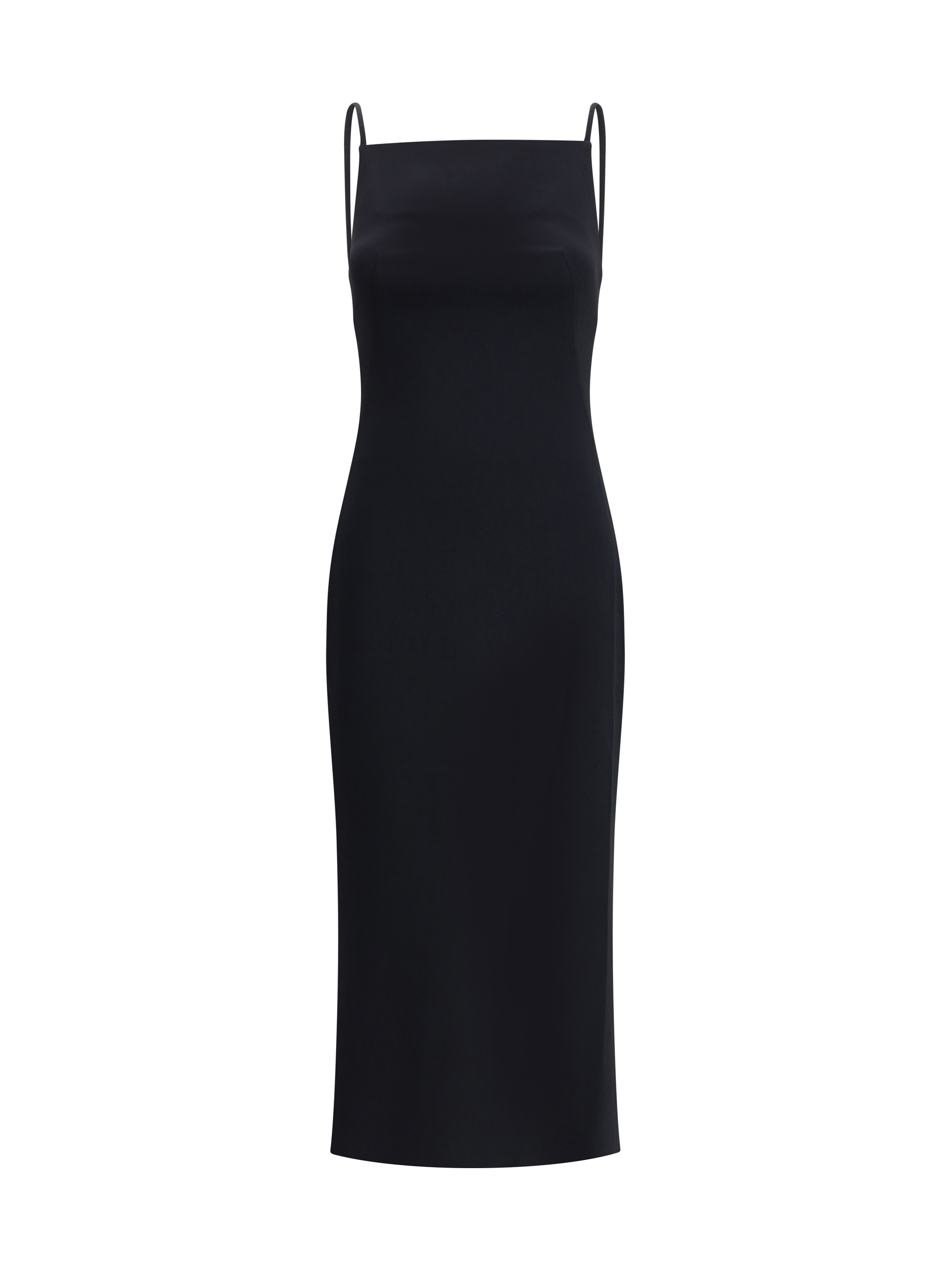 Midi Dress with draped back