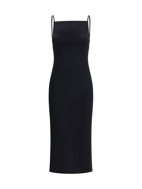 Midi Dress with draped back
