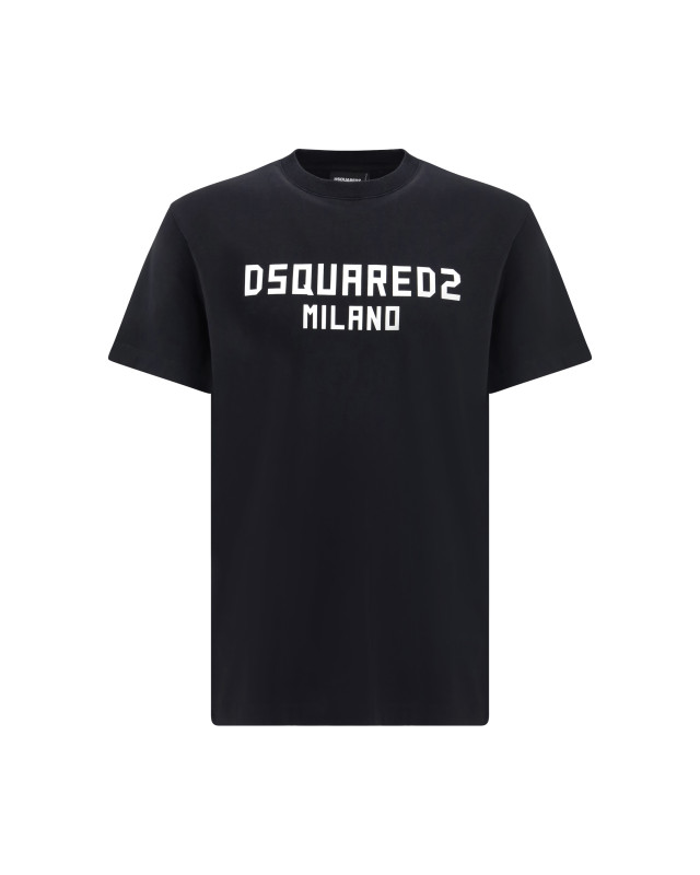 T-shirt with “Dsquared2 Milano” logo printed