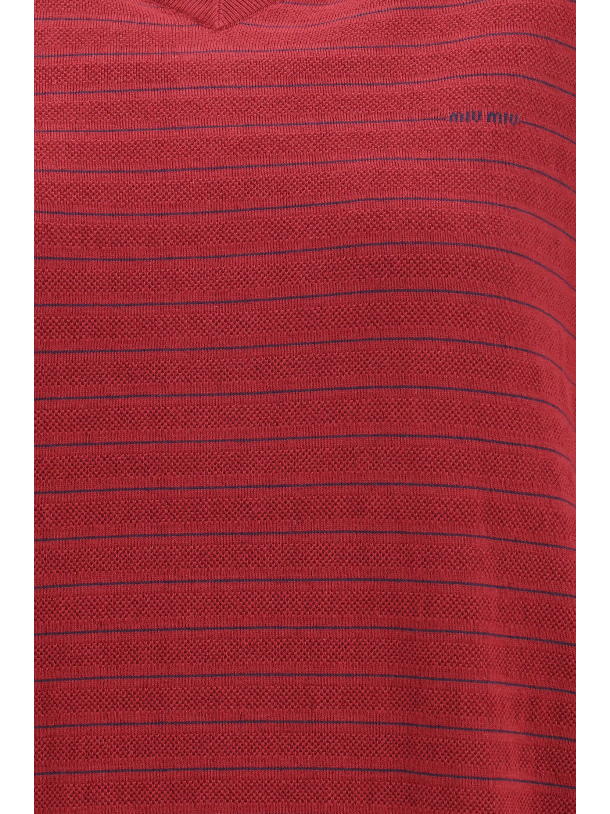 Cotton V-neck Sweater