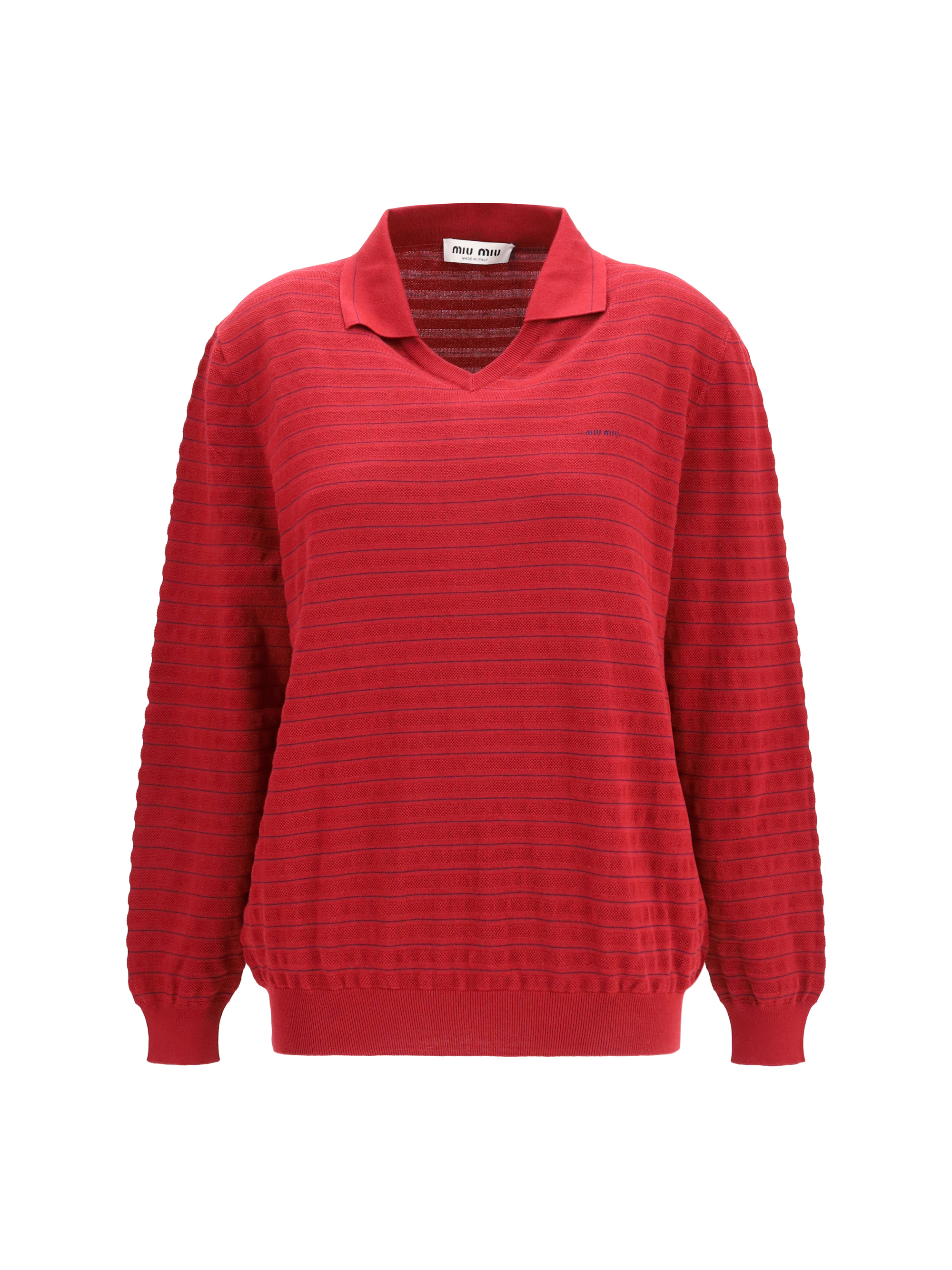 Cotton V-neck Sweater