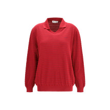 Cotton V-neck Sweater