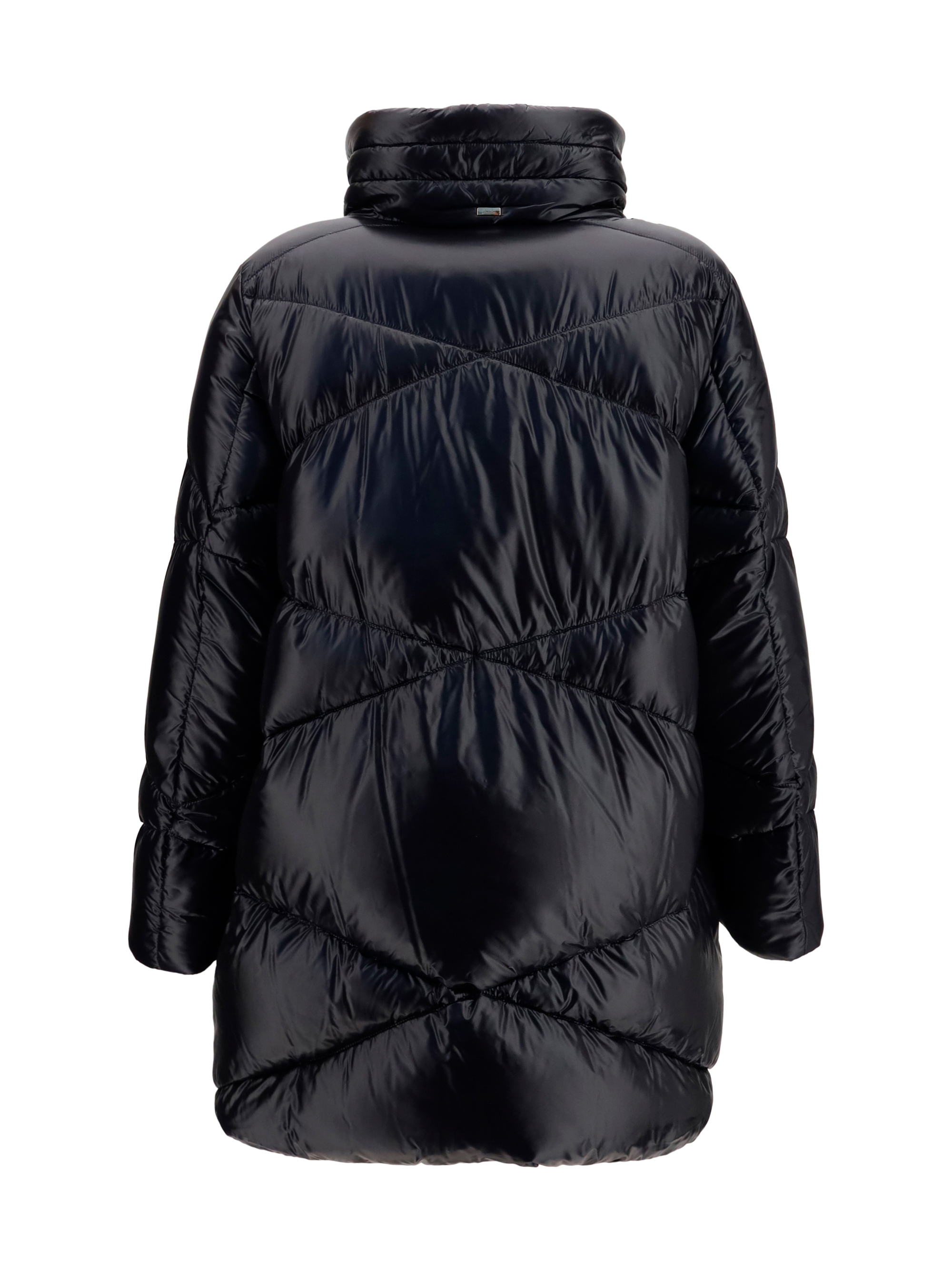 Quilted drawstring down Jacket