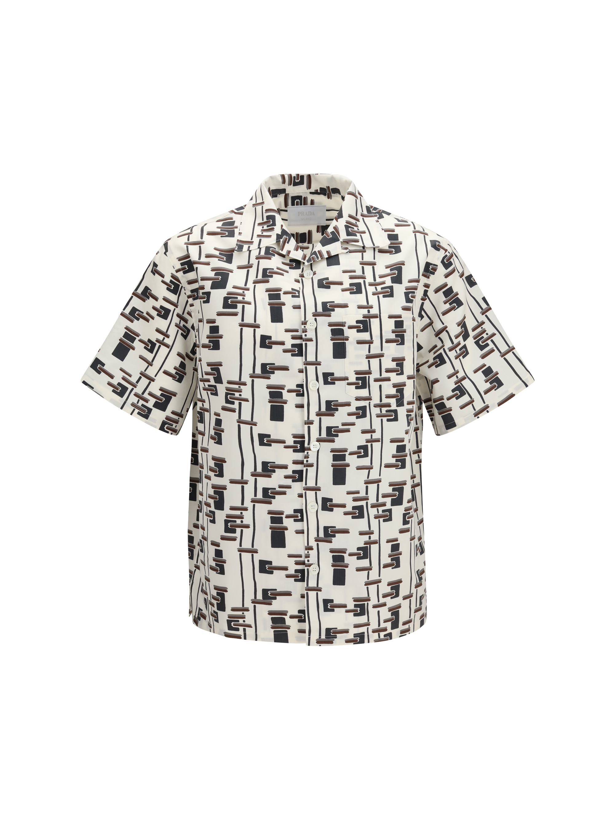 Patterned bowling Shirt