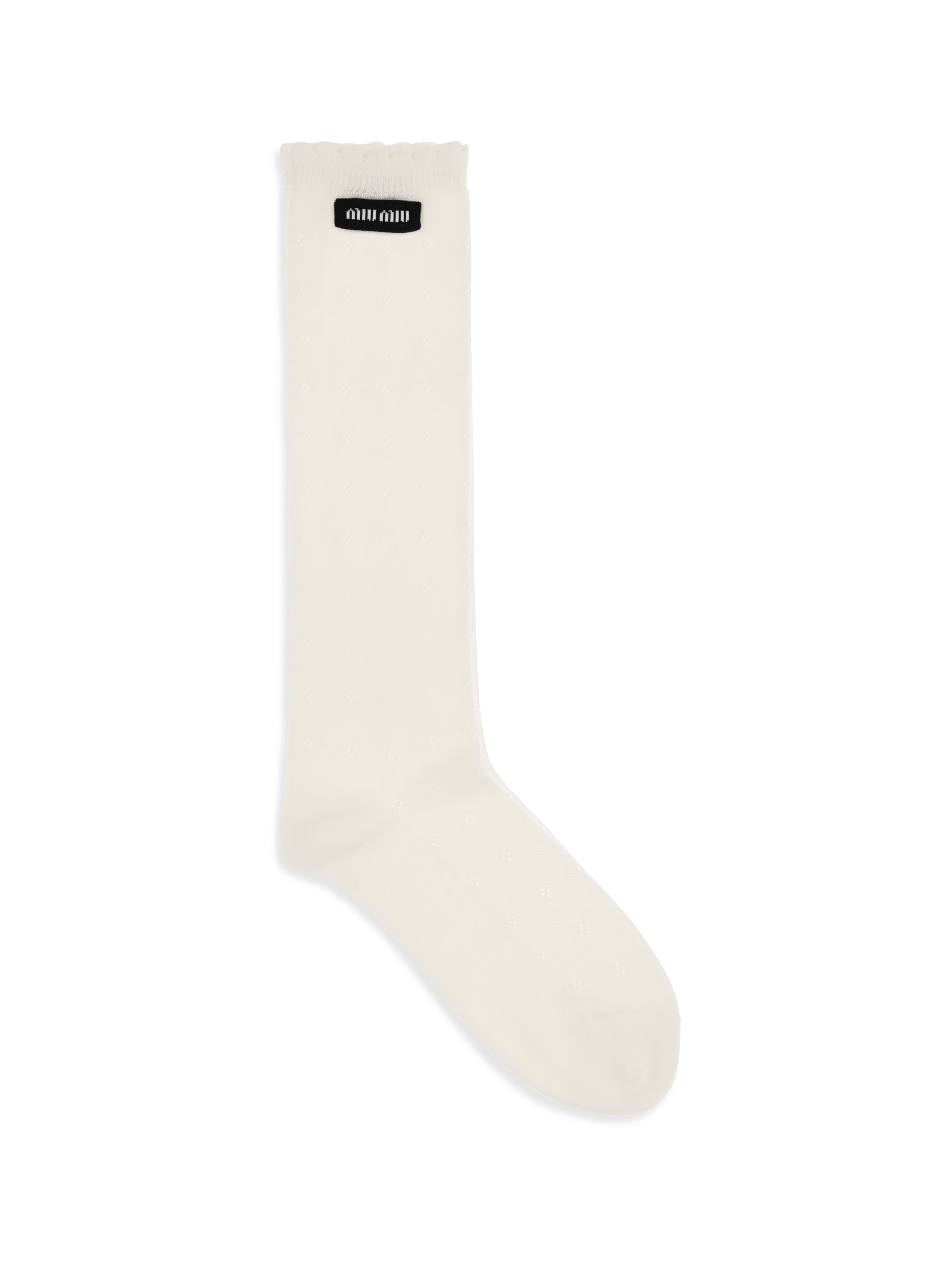 Cotton pointelle Socks