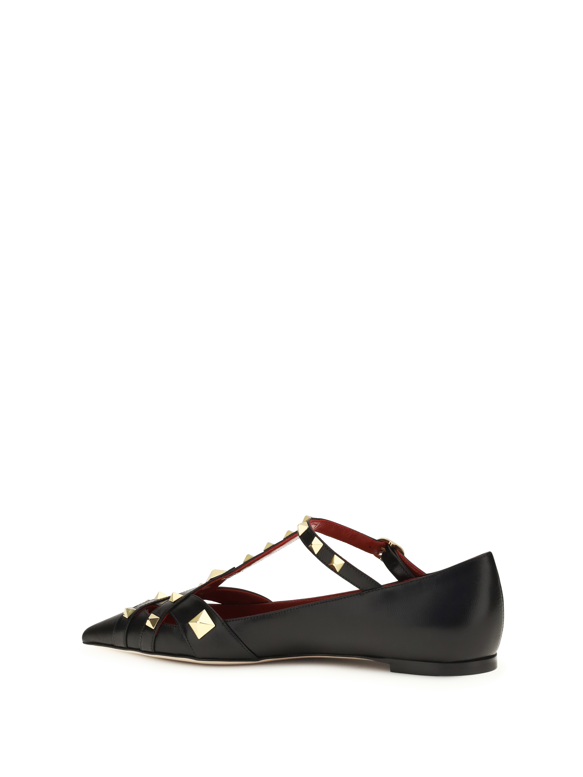 Studdy Ballerinas in kidskin