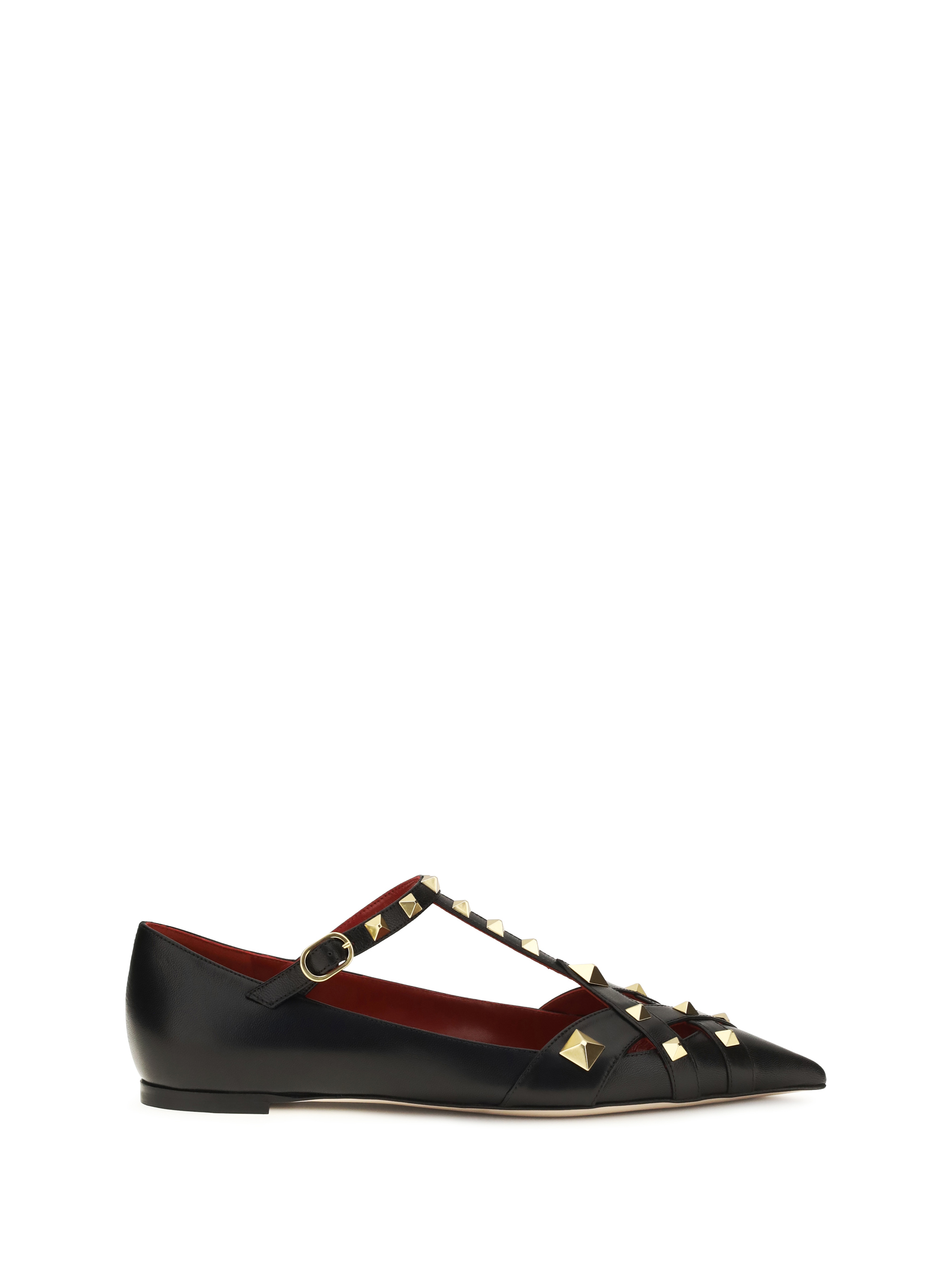 Studdy Ballerinas in kidskin