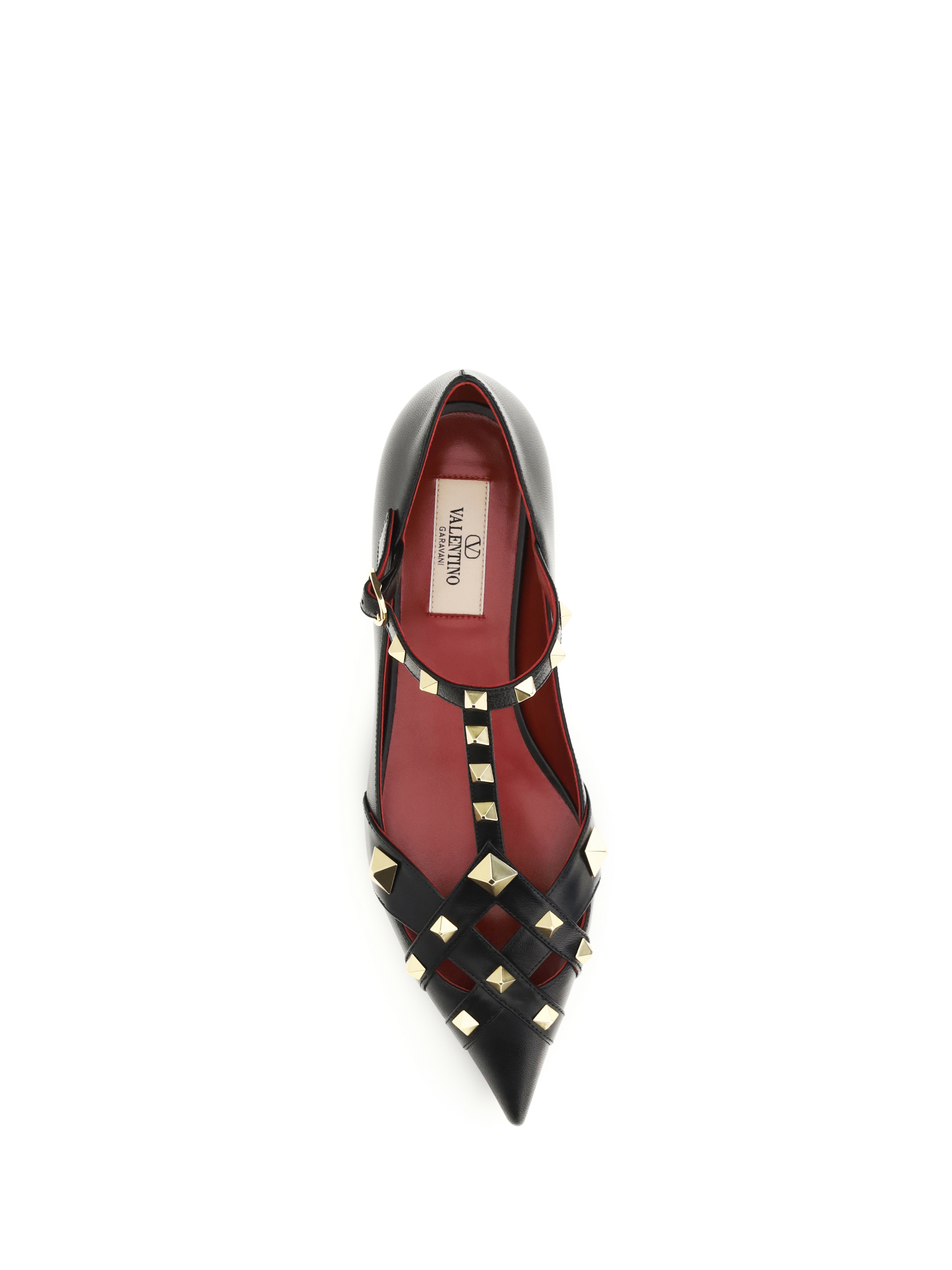 Studdy Ballerinas in kidskin