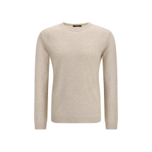 Crewneck Sweater in cashmere and linen