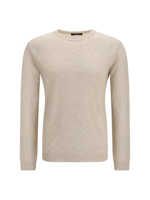 Crewneck Sweater in cashmere and linen