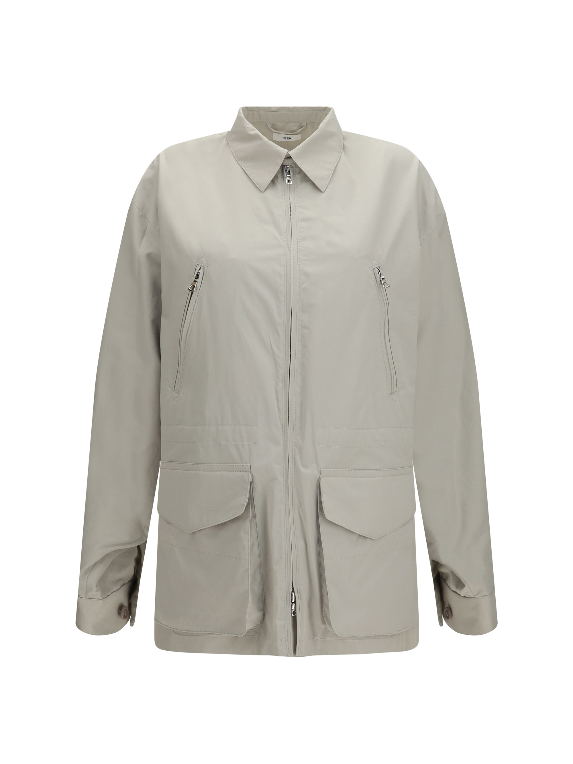 Cotton zipped pockets Jacket