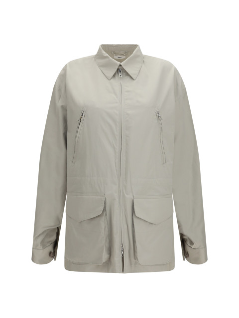Cotton zipped pockets Jacket