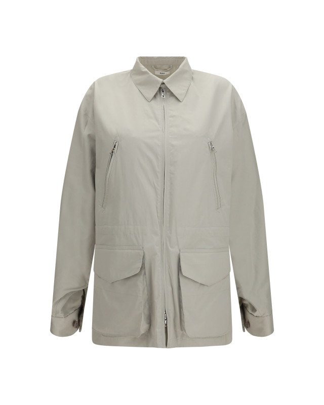 Cotton zipped pockets Jacket