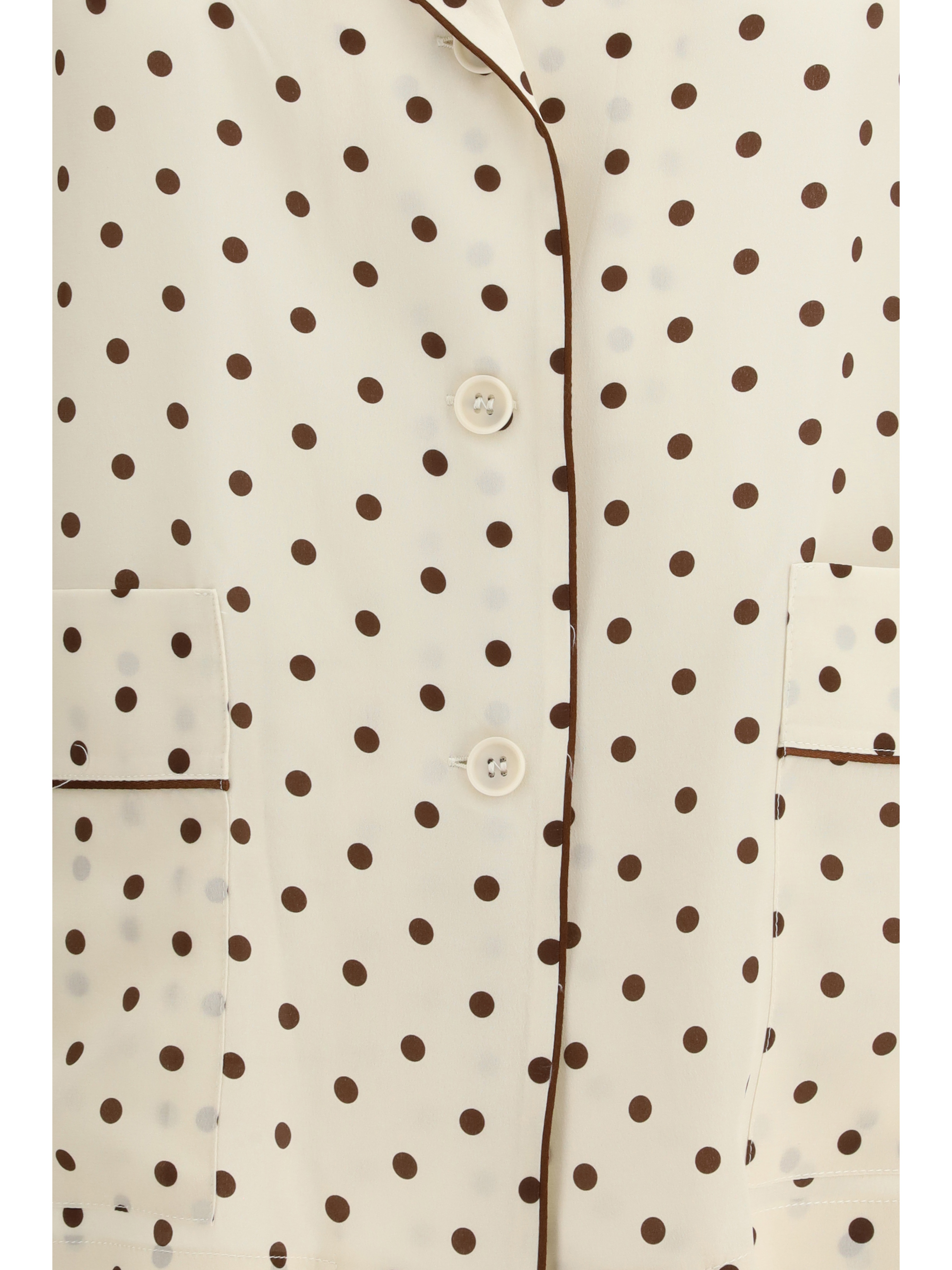 Polka-dot silk Shirt