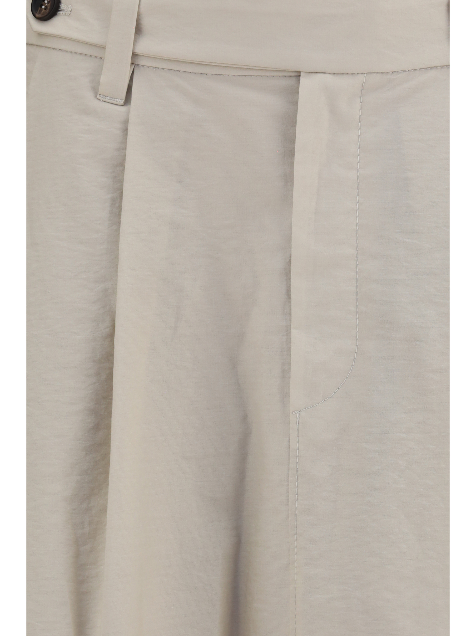 Cotton poplin Skirt with monili detail