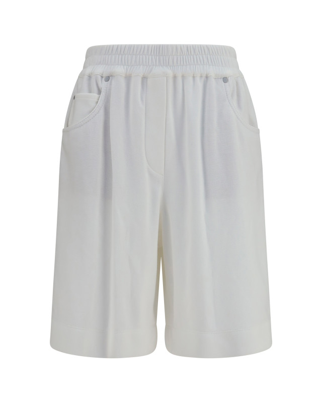 Cotton piqué Shorts