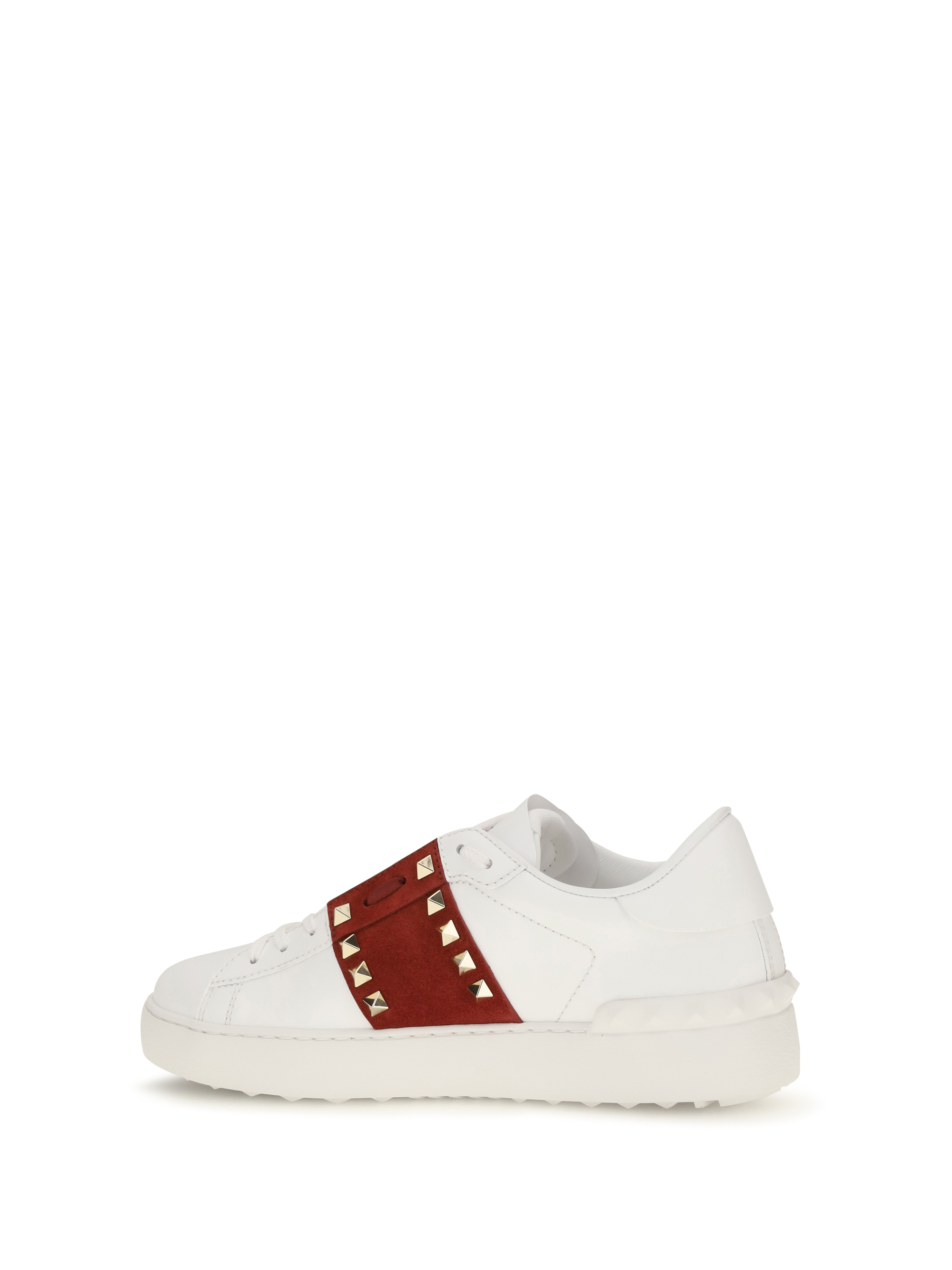 Rockstud Untitled Sneakers with suede band