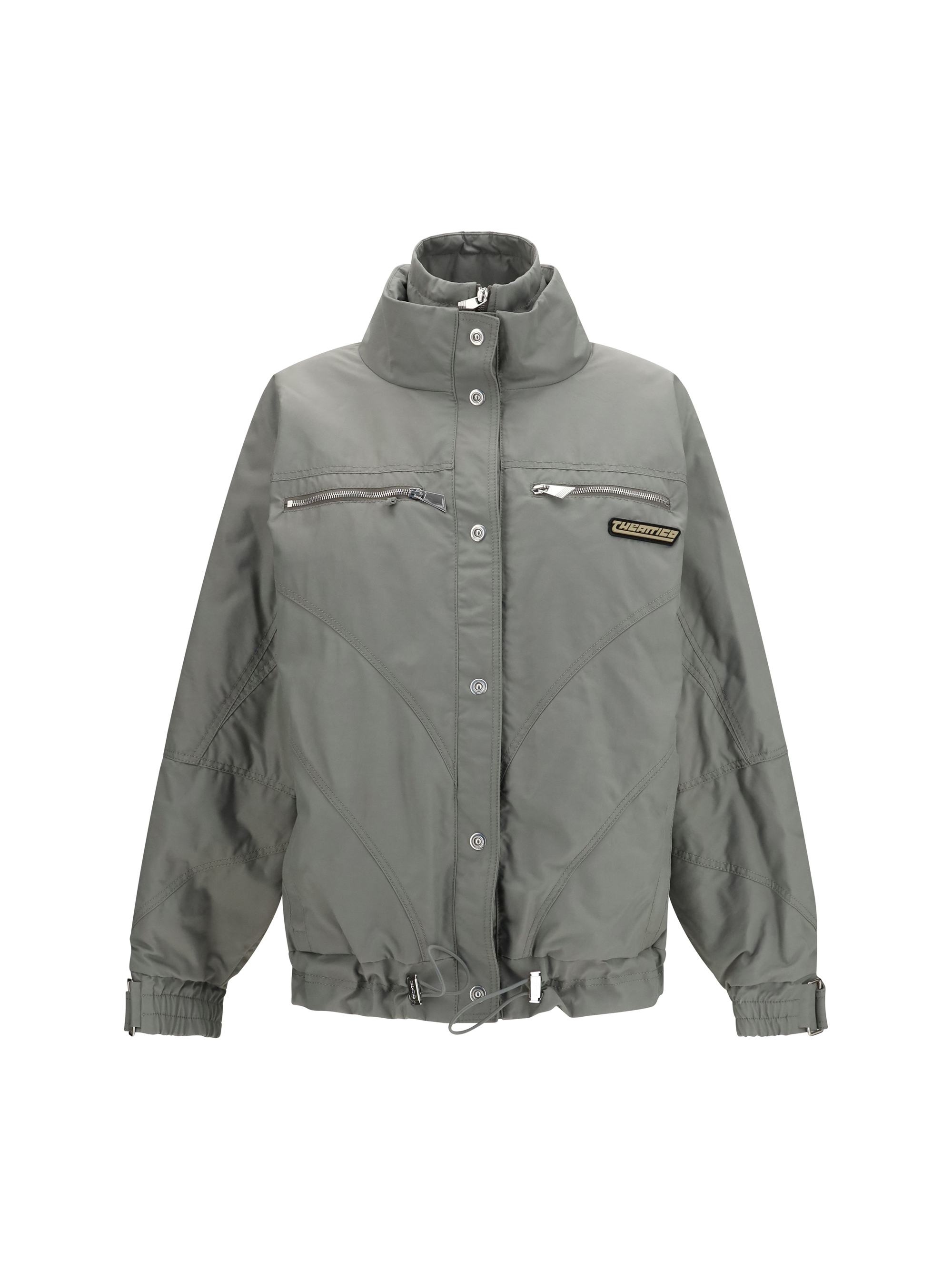 High-neck Bomber with zips