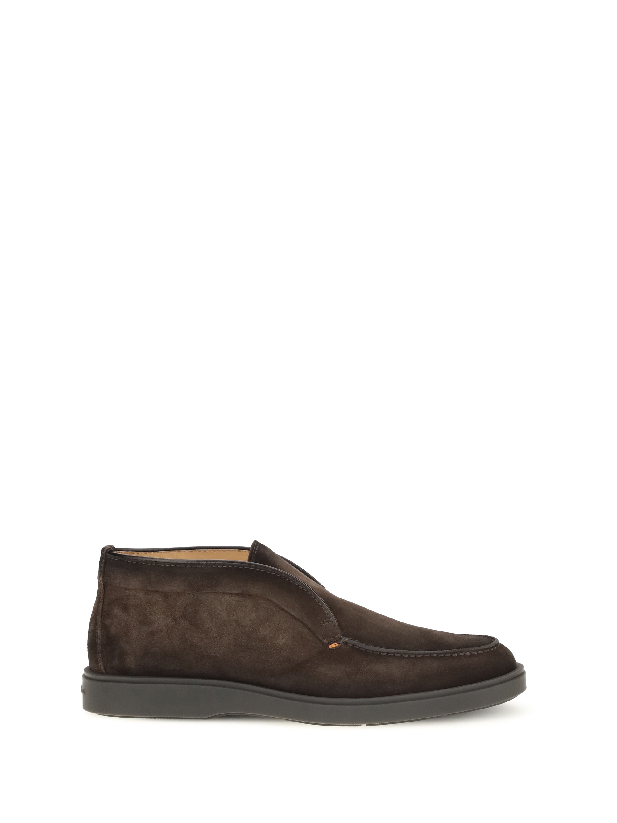 Suede slip-on Ankle Boots