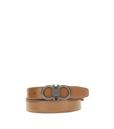 Reversible leather Gancini Belt