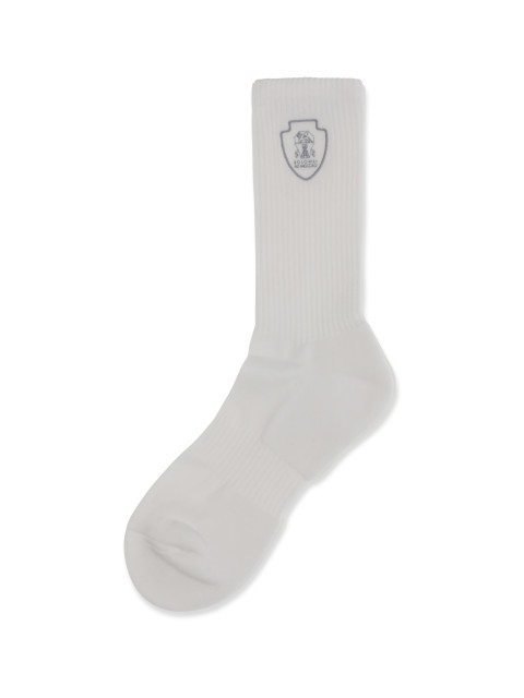 Ribbed cotton knit Socks