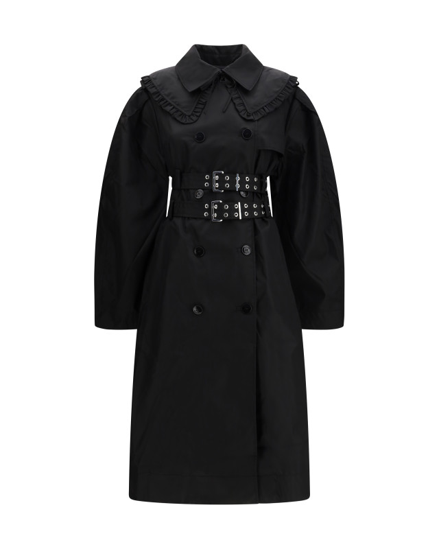 Belted double-breasted Coat