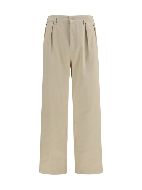 Straight-leg cotton Pants