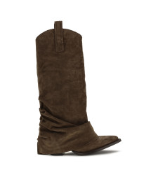 Suede Cowboy Boots