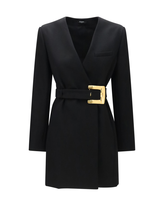 Grain de poudre Blazer with belt
