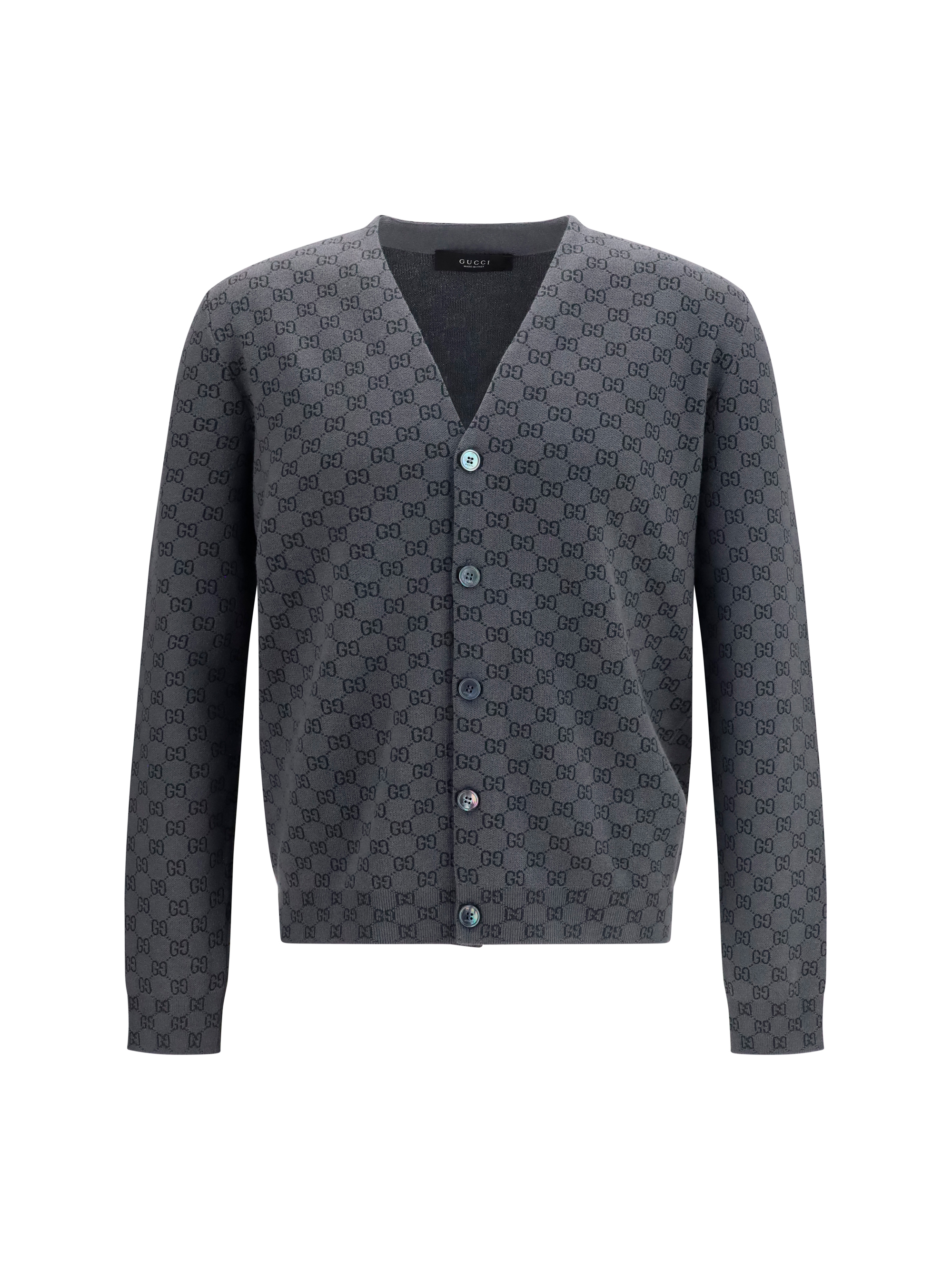Silk and wool GG print Cardigan