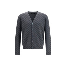 Silk and wool GG print Cardigan