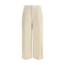 Cotton-blend Pants